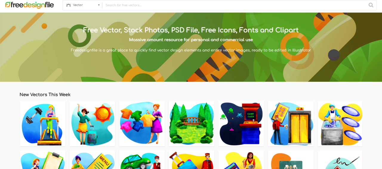 FreeDesignFile – Free Vector Elements & Graphics