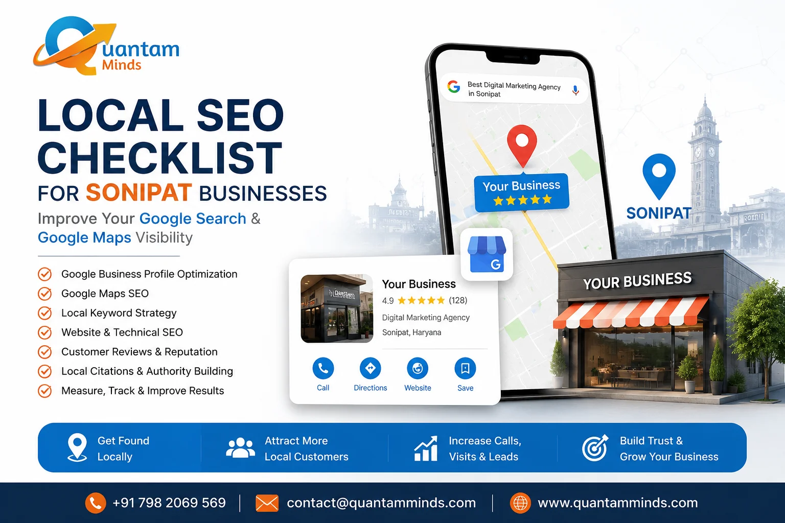 Local SEO Checklist for Sonipat Businesses: Improve Your Google Search & Maps Visibility