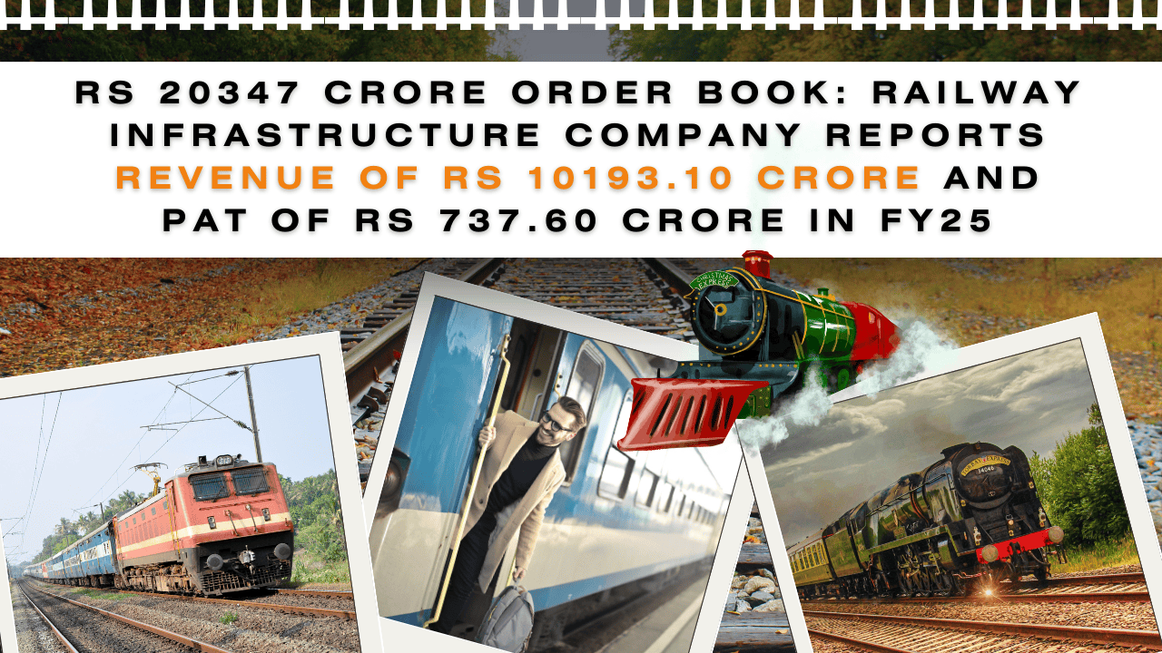 Railway Infra Firm FY25: ₹10,193 Cr Revenue, ₹737 Cr Profit