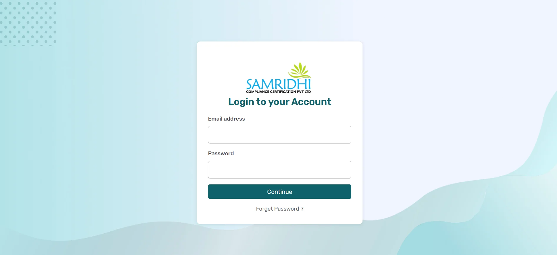 Custom CRM Development for Samridhi Compliance Certification Pvt. Ltd.