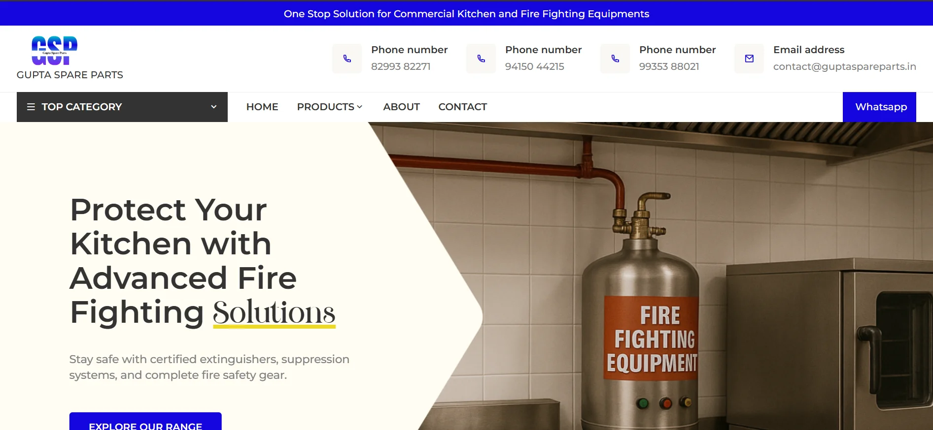 Gupta Spare Parts: Building a Cost-Effective Product Catalogue Website That Generates Business Enquiries