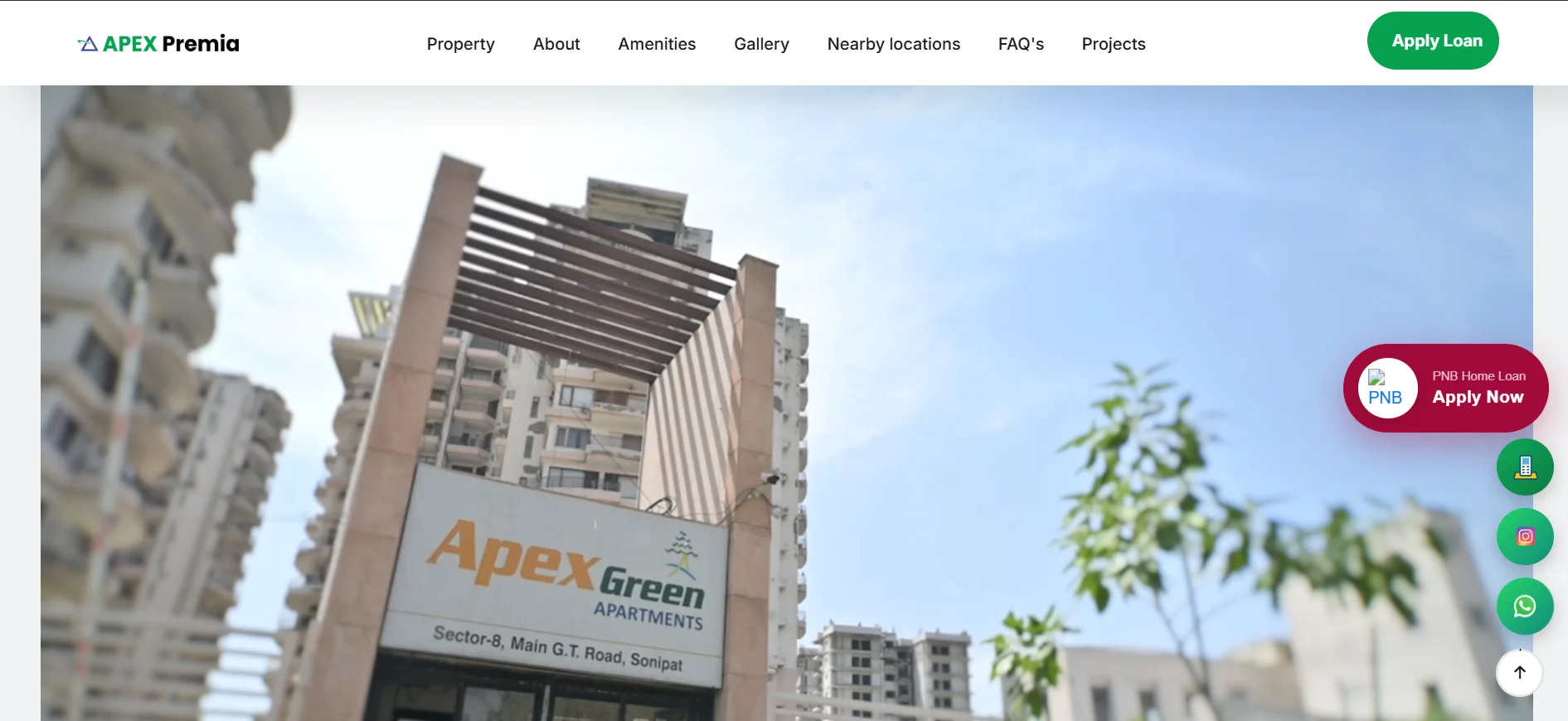 Apex Premia Case Study | Real Estate Website Development & Meta Ads by Quantam Minds