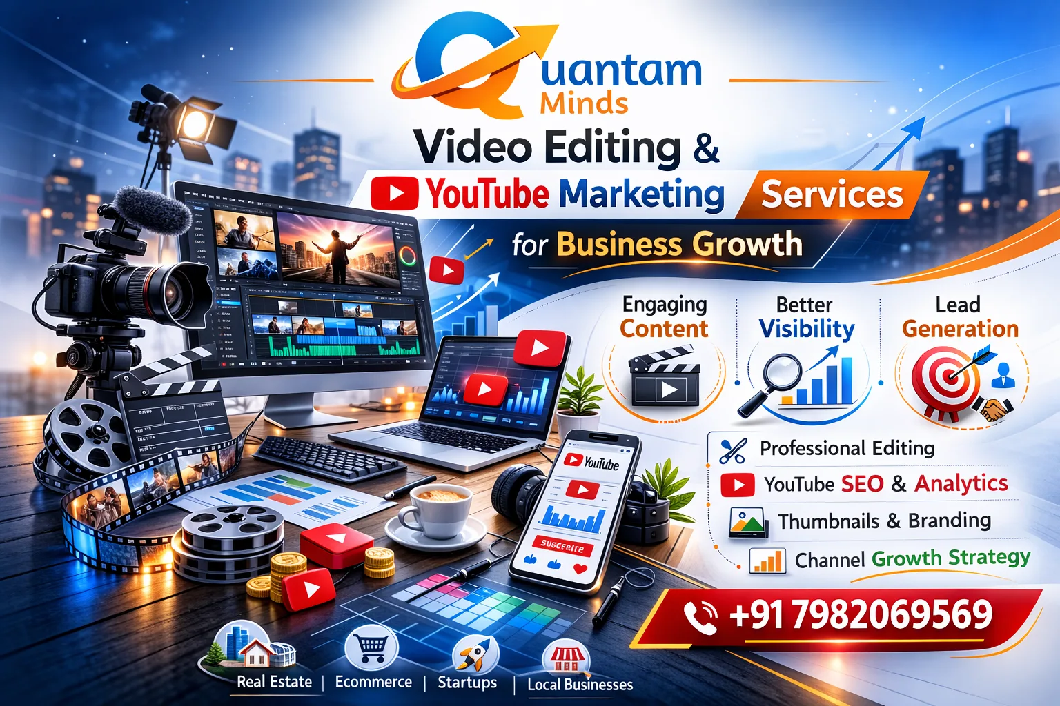 Video Editing and YouTube Marketing Services for Business Growth